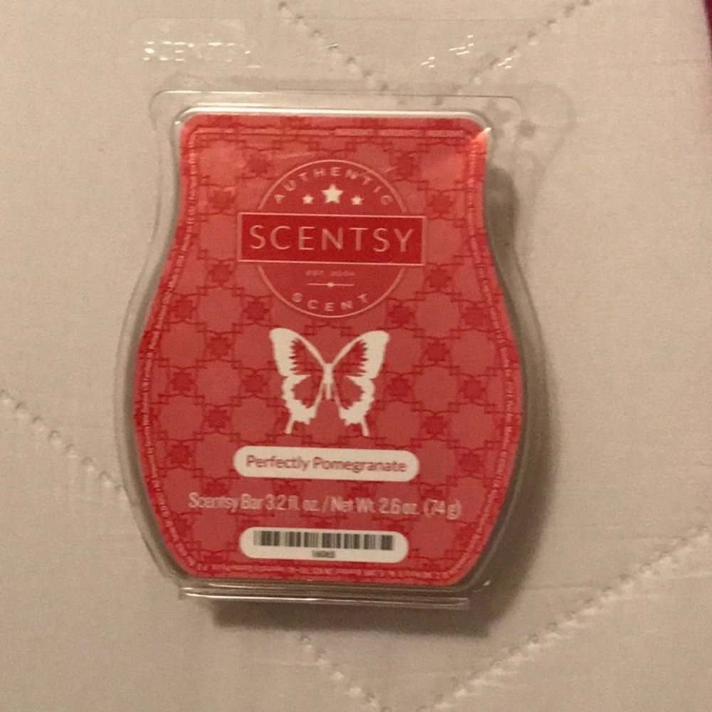 Scentsy.  Perfectly Pomegranate scent bar.